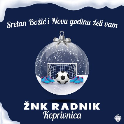 Sretni blagdani! ⚽🎄💙