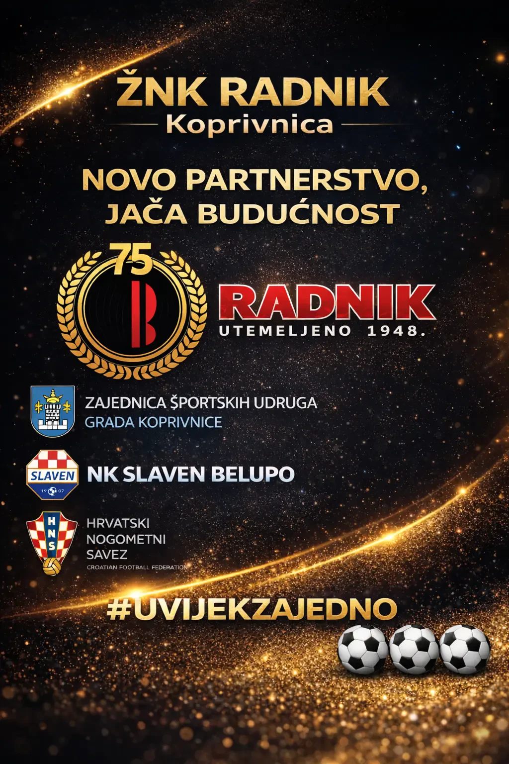 Novo partnerstvo, jača budućnost ⚽💪